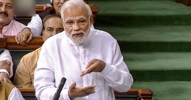 Modi remark expunged in parliament made ruling benches  nervous