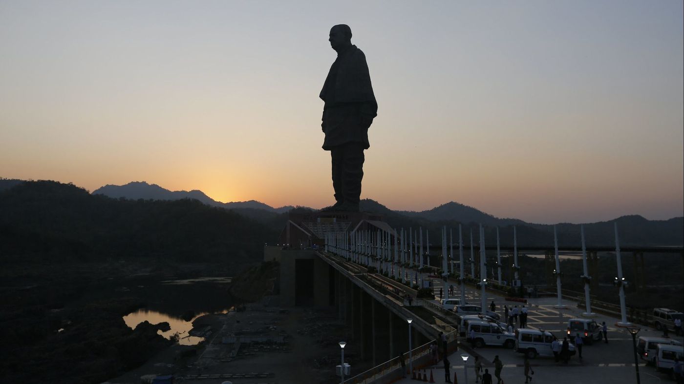 Gujarat Statue of Unity elevators  hit for the third time in four days