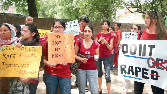 Abduction of women student Deteriorating Law and Order  Concern in Delhi