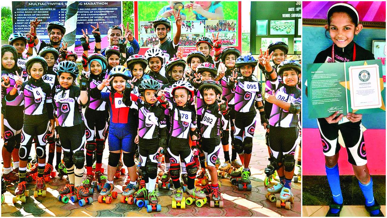 48 hours straight skating : 545 Indian students make Guinness world record