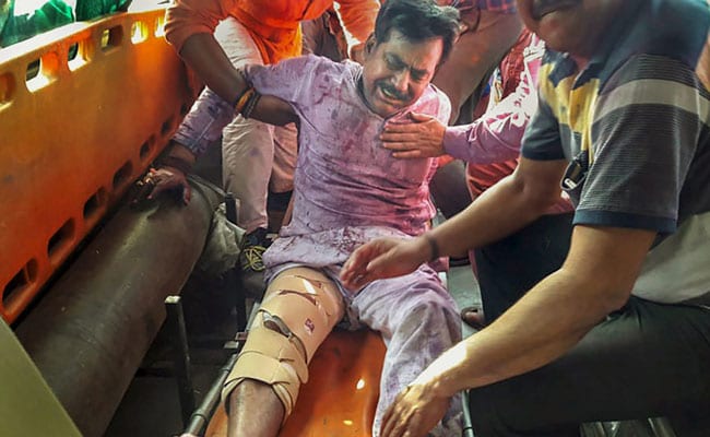UP BJP MLA Yogesh Verma shot during Holi celebrations