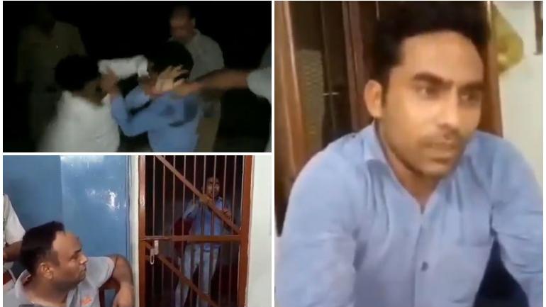 Center govt  Railway police men beaten  and urinated on journalist face