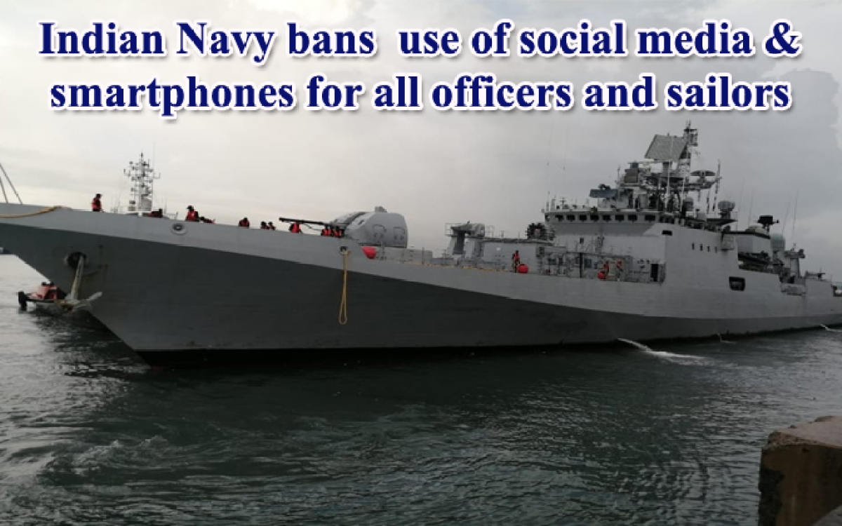 sakshipost 2019 12 8630bc75 0d16 4083 ba16 5b2391e395f5 Indian Navy bans the use of
