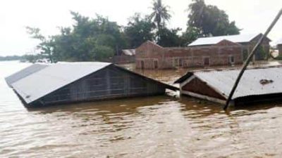 houses seen submerged area the flood affected f7b7edde ca59 11ea 81b2 abeeb3468286