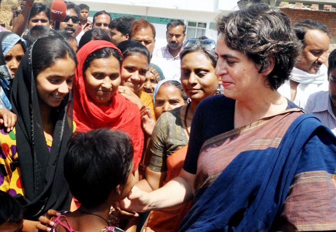 Priyanka Gandhi denied SPG cover by Modi government and  home now moved to rented place