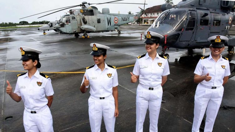 First women officers in the Indian Navy to embark on Navy warships