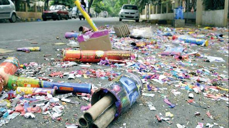 2020 Deepavali  marked 80% drop in Cracker waste says  Chennai Corporation