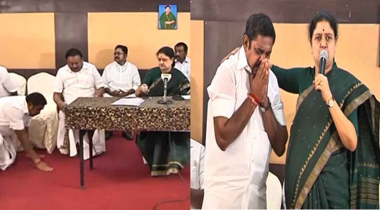 ADMK CM Palanisamy downplays  Jayalalitha’s Close aide Sasikala release