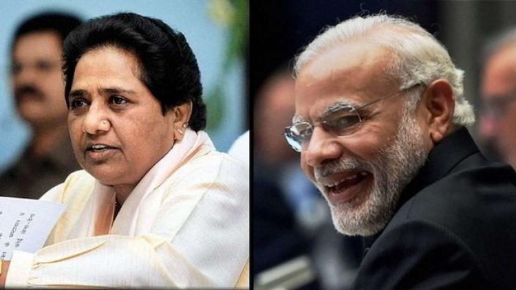 To defeat Akhilesh Yadav  in Uttar Pradesh Mayawati reiterates her support to BJP