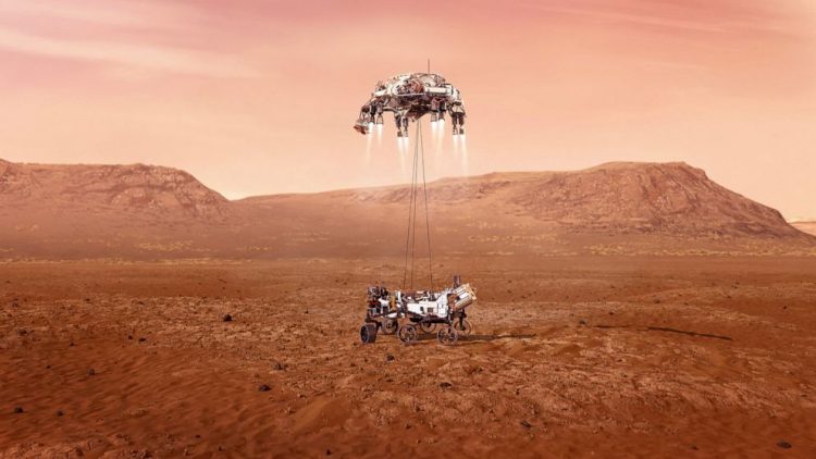 Nasa released Video on  Mars landing
