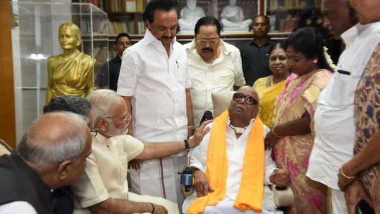 DMK Leader Catechise  Modi sanity to talk on violence and farmers care