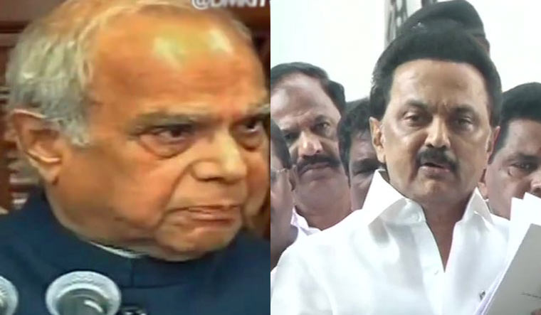 DMK locked horn directly with Governor in assembly over farmer issues