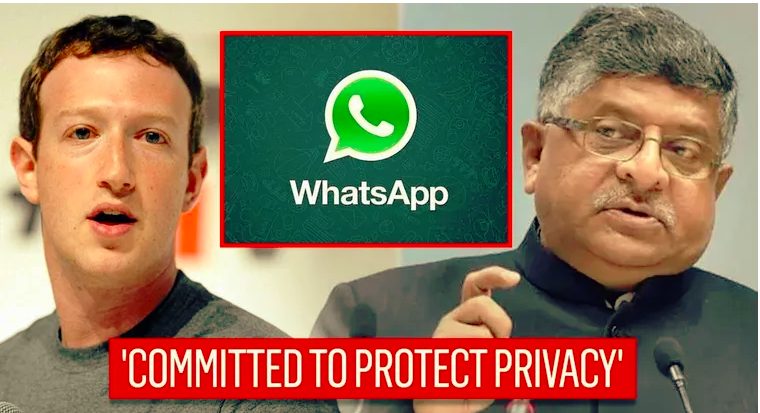 Indian Union Government  war with whatsapp over privacy policy escalates