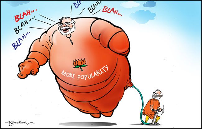 modi popularity