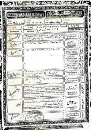 Proof released by Malik regarding  marriage  certificate of Wankhede