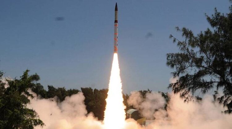 India’s Agni missile Surface target 5000 km hit launched