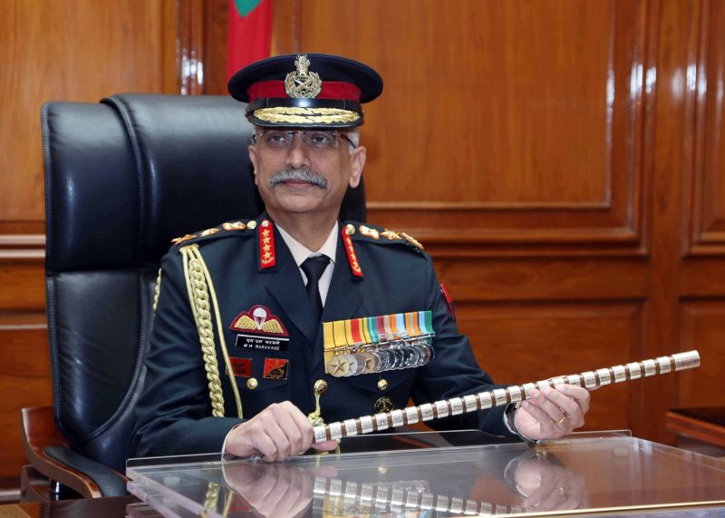 Army chief General concerns about  increase in Chinese troops across border