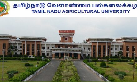Job Recruitment on Tamil Nadu Agricultural University – 2022