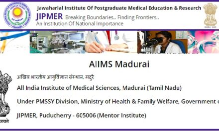 Job Recruitment for All India Institute of Medical Sciences (AIIMS) Madurai – 2022
