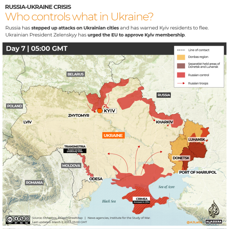 Russia Ukraine map Who controls what in Ukraine splco.png