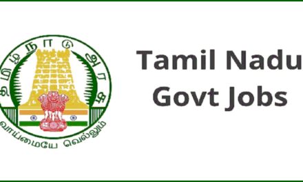 Job Recruitment for Tamil Nadu Chief Minister’s Fellowship Programme (TNCMFP) – 2022