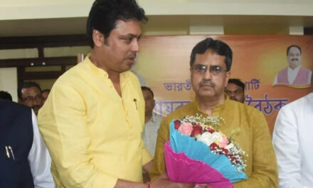 Power tussle  inside BJP made Manik Saha sworn in as Tripura  new CM