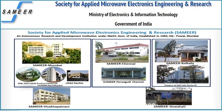 Job Recruitment for Society for Applied Microwave Electronics Engineering and Research (SAMEER) – 2022
