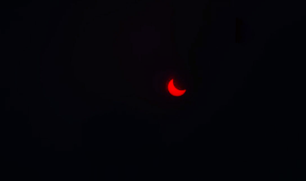 Pictures of Partial eclipse witnessed at Indian cities