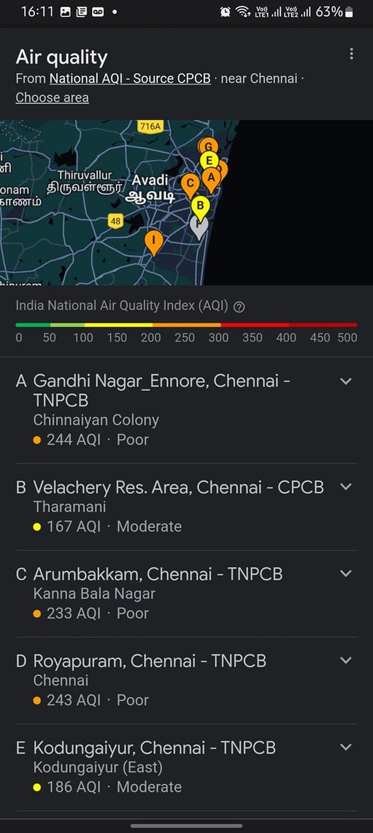 chennai pollution splco