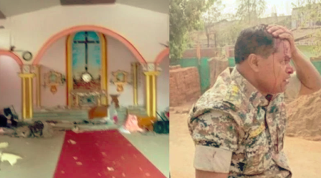 Church in Chhattisgarh attacked and also SP injured