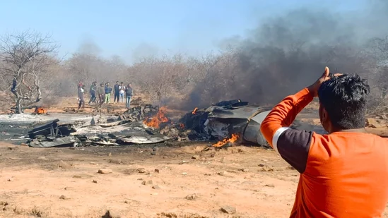 Two  IAF fighter jets crashed at Morena Madhya Pradesh