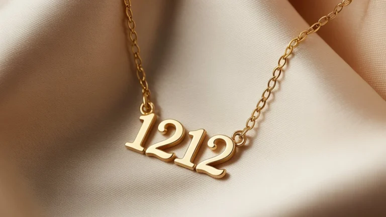 1212 angel number necklace