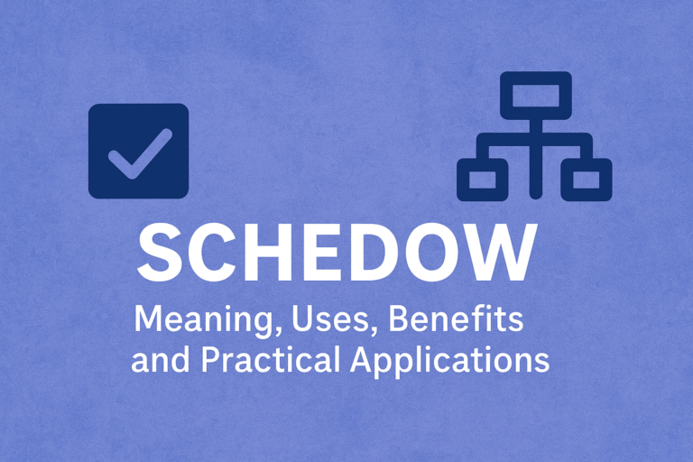 Schedow: Meaning, Uses, Benefits and Practical Applications